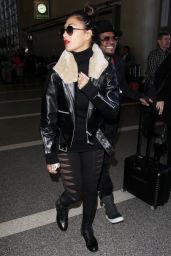 Nicole Scherzinger at the LAX Airport in Los Angeles 1/16/ 2017