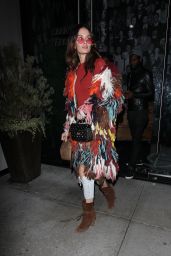 Nicole Trunfio - Leaving Catch Restaurant in West Hollywood 1/13/ 2017