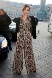 Olga Kurylenko – Schiaparelli Haute Couture Spring/Summer Show – Paris Fashion Week 1/23/ 2017