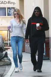 Paige Butcher - Stopping to Get Some Coffee in Studio City, January 2017