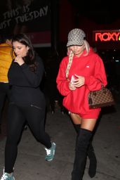 Pia Mia is Red Hot - Leaves the 6lack Show at The Roxy in West Hollywood 1/24/ 2017