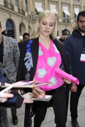 Pixie Lott - Schiaparelli Haute Couture Spring Summer 2017 Show in Paris 01/23/ 2017
