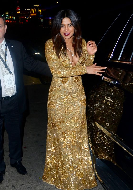 Priyanka Chopra at Chateau Marmont For Golden Globes Party in LA 1/8/ 2017