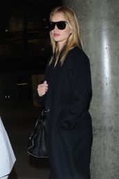 Rosie Huntington-Whiteley - Arrives at LAX in Los Angeles 1/24/ 2017
