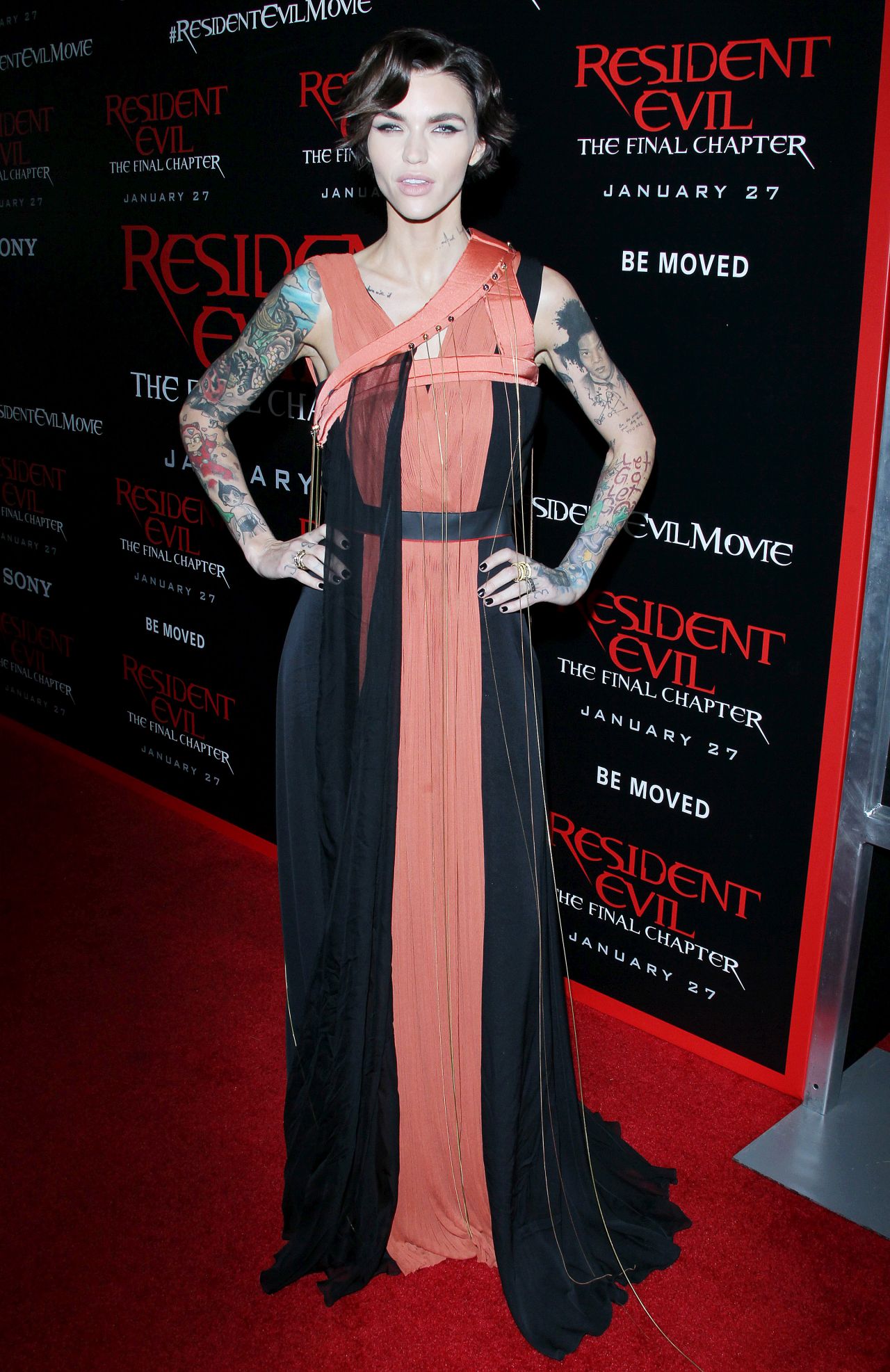 Ruby Rose - Resident Evil: The Final Chapter Premiere in 