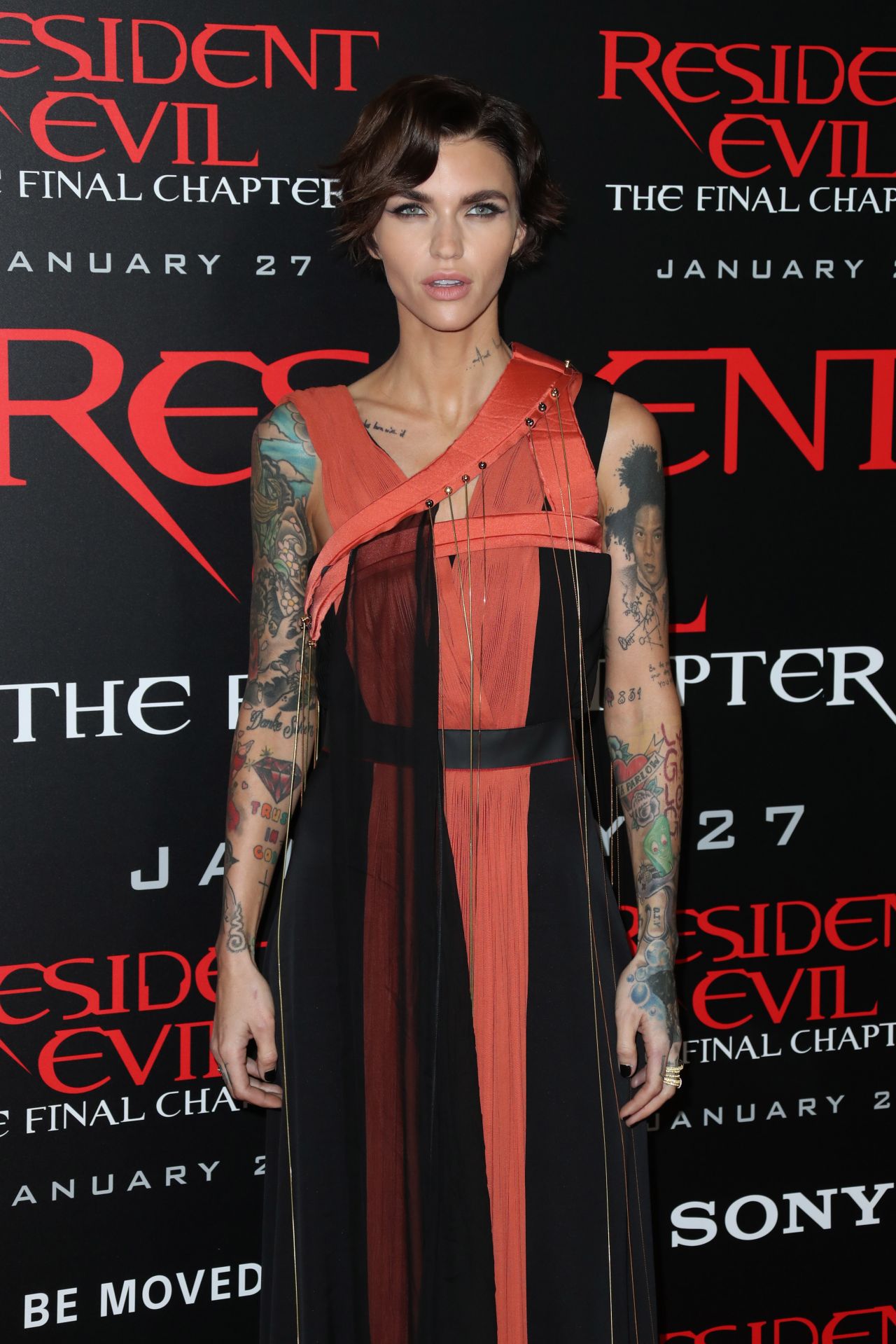 Ruby Rose - Resident Evil: The Final Chapter Premiere in 