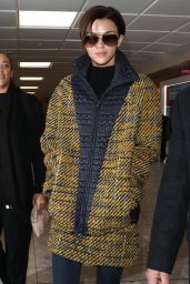Ruby Rose Travel Outfit - Heathrow Airport in London 1/10/ 2017