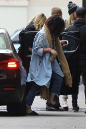 Selena Gomez - Shares a Hug With Friends Outside of Church in West Hollywood 1/16/ 2017
