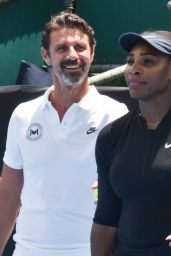 Serena Williams - Training Session at ASB Tennis Centre in Auckland, New Zealand 12/30/ 2016