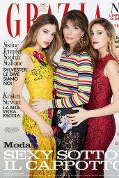 Sophia Stallone, Sistine Stallone, Jennifer Stallone - Grazia Magazine Italia January 2017 Issue