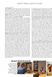 Sophia Stallone, Sistine Stallone, Jennifer Stallone - Grazia Magazine Italia January 2017 Issue