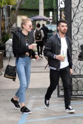 Sophie Turner With Her Boyfriend - Out in Beverly Hills 1/5/ 2017