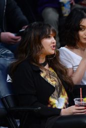 Vanessa and Stella Hudgens & Ashley Tisdale - Lakers - Pistons Game in Los Angeles 1/15/ 2017