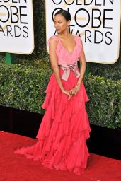 Zoe Saldana – Golden Globe Awards in Beverly Hills 01/08/ 2017