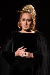 Adele Performs at 59th Annual GRAMMY Awards in Los Angeles 02/12/2017
