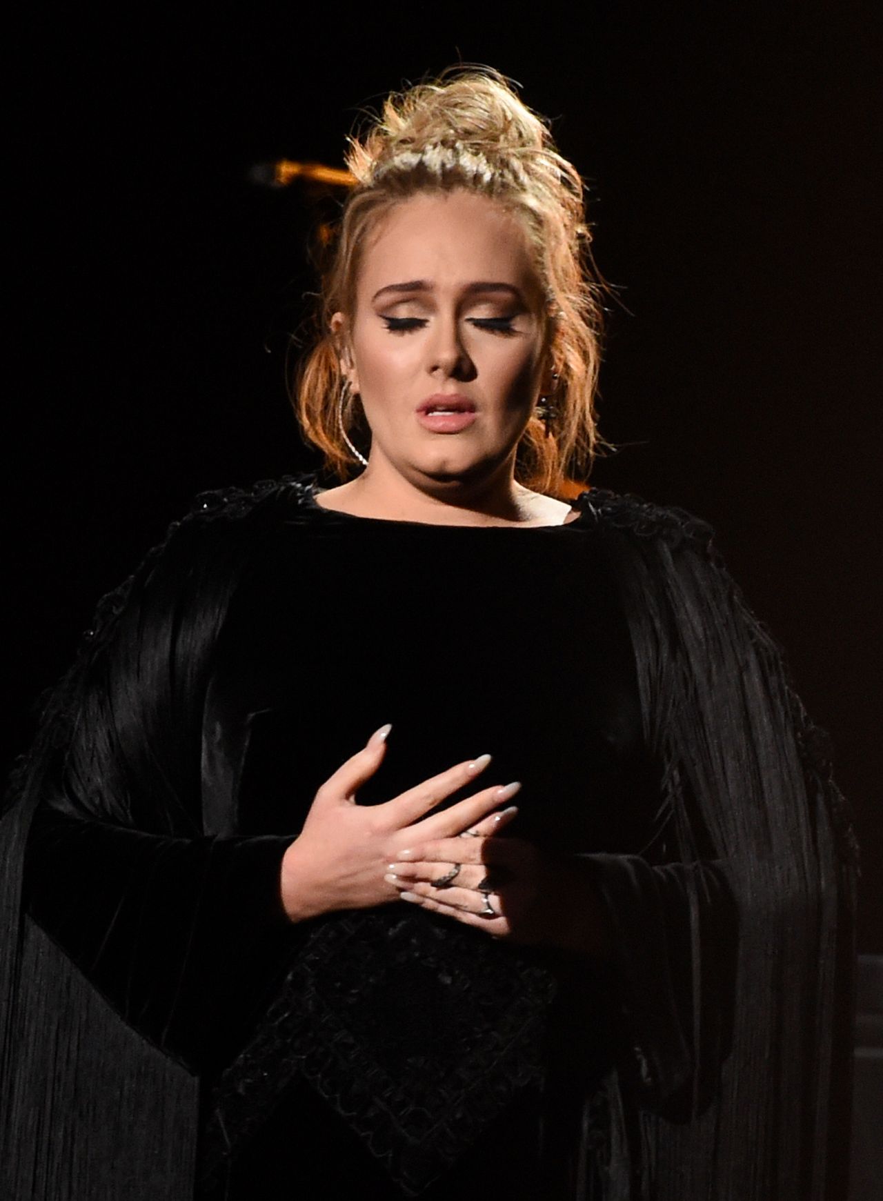 Adele Performs at 59th Annual GRAMMY Awards in Los Angeles ...