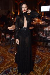 Adriana Lima at amfAR New York Gala Red Carpet, 2/8/ 2017