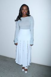 Aja Naomi King - Prabal Gurung Fashion Show in New York 2/12/ 2017