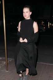 Alice Eve at Madeo Restaurant in Hollywood 2/1/ 2017