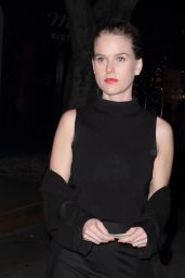 Alice Eve at Madeo Restaurant in Hollywood 2/1/ 2017