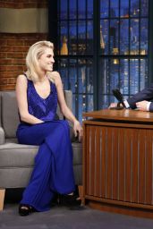 Allison Williams Appeared on Late Night With Seth Meyers 2/23/ 2017