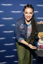 Alyssa Milano - SiriusXM at Super Bowl LI Radio Row in Houston, TX 2/3/ 2017