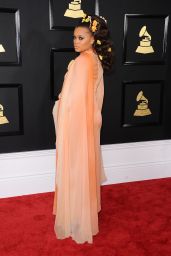 Andra Day on Red Carpet – GRAMMY Awards in Los Angeles 2/12/ 2017