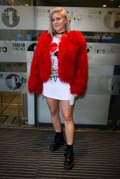 Anne-Marie Cute Outfit - Arriving at BBC Radio One Studios in London 2/16/ 2017