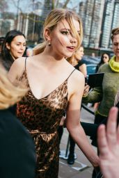 Anya Taylor-Joy at London Fashion Week - Christopher Kane Show 2/20/ 2017
