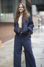 Barbara Palvin Style - Out in New York City 2/12/ 2017