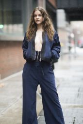 Barbara Palvin Style - Out in New York City 2/12/ 2017