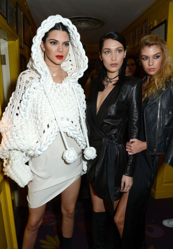 Bella Hadid, Kendall Jenner & Stella Maxwell - LOVE And Burberry LFW Party in London 2/20/ 2017