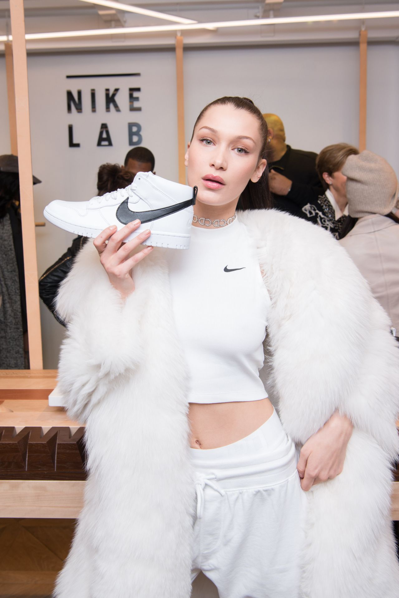 Bella Hadid - Nike x RT Launch in New York 2/9/ 2017 • CelebMafia