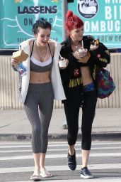 Bella Thorne in Leggings - Out in Los Angeles 2/1/ 2017