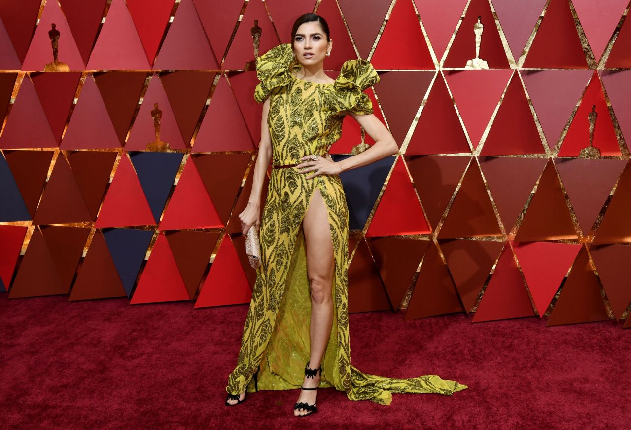 Blanca Blanco Oscars 2017 Red Carpet in Hollywood • CelebMafia