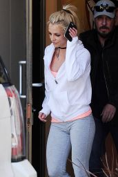 Britney Spears - Arriving & Leaving a Dance Studio in Los Angeles 2/25/ 2017