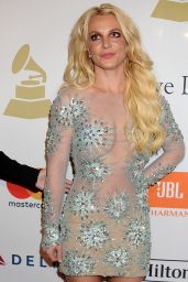 Britney Spears – Clive Davis Pre-Grammy 2017 Party in Beverly Hills