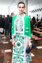 Camilla Belle - Tory Burch Fashion show, Fall Winter 2017, New York Fashion Week 2/14/ 2017