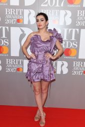 Charli XCX on Red Carpet – The Brit Awards at O2 Arena in London 2/22/ 2017