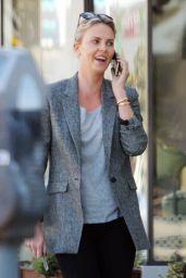 Charlize Theron Casual Style - Out in Beverly Hills 2/1/ 2017
