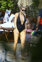 Charlotte McKinney - Relaxes Poolside in Miami, Florida 2/18/ 2017