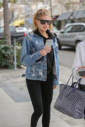 Charlotte McKinney Street Style - Having Lunch in LA 2/20/ 2017 