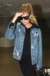 Charlotte McKinney Travel Outfit - LAX in Los Angeles 2/20/ 2017