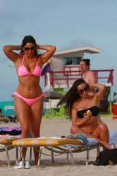 Claudia Romani and Elisa Scheffler at Miami Beach 2/7/ 2017