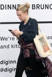 Dakota Fanning - On Her Phone in Manhattan, NYC 2/6/ 2017