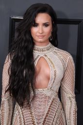 Demi Lovato on Red Carpet – GRAMMY Awards in Los Angeles 2/12/ 2017