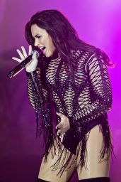 Demi Lovato - Performing at Redfestdxb Festival in Dubai 2/4/ 2017