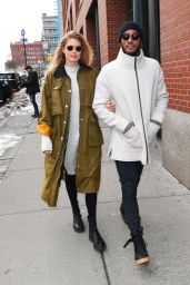 Doutzen Kroes Casual Style - Out in New York 2/14/ 2017