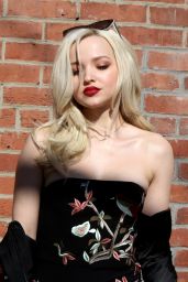 Dove Cameron - Leaving the Alice & Olivia Fashion Show at the Highlands Stage in NYC 2/14/ 2017