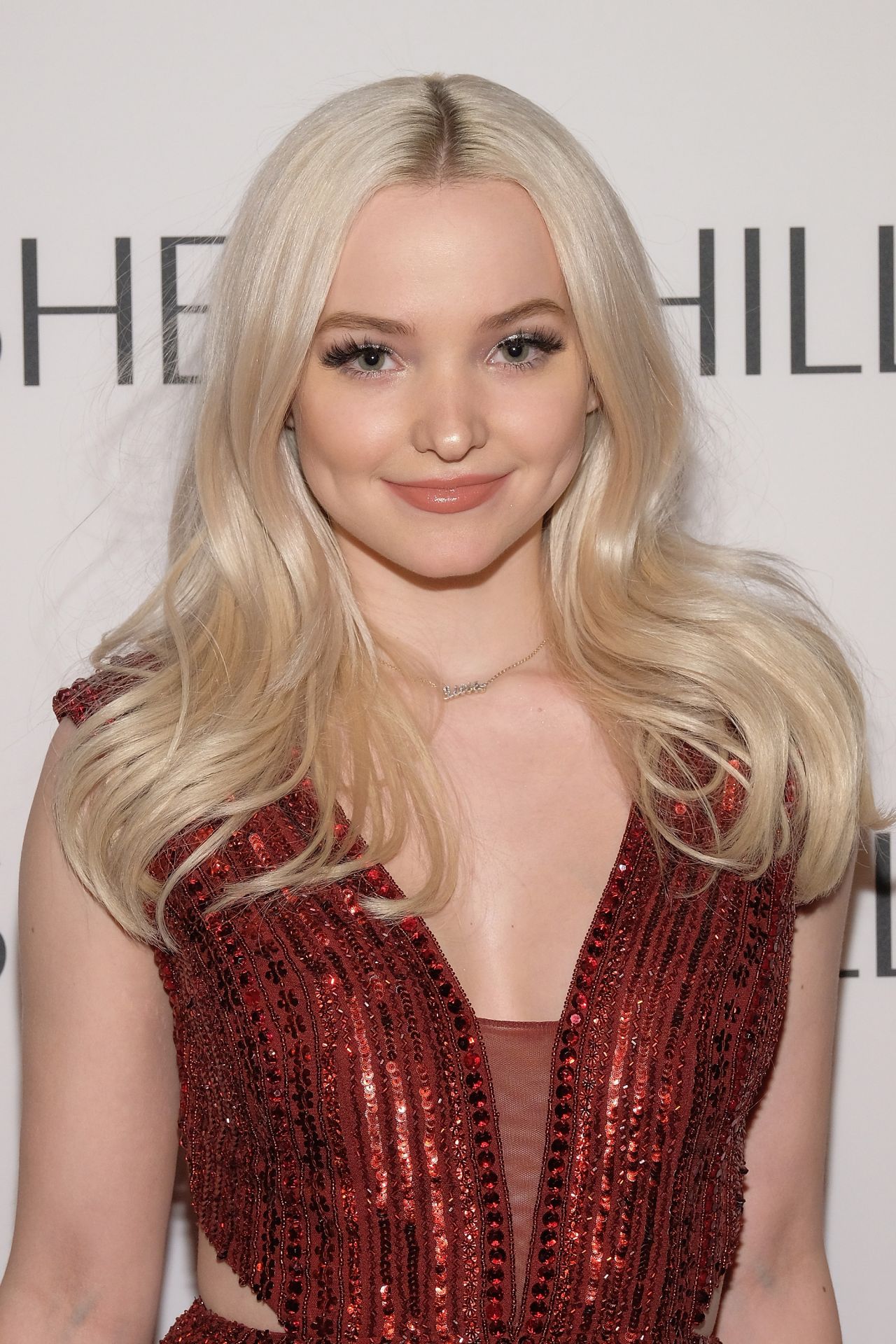 Dove Cameron – Sherri Hill NYFW Fall 2017 Fashion Show in New York 2/13